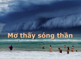 mơ thấy sóng thần